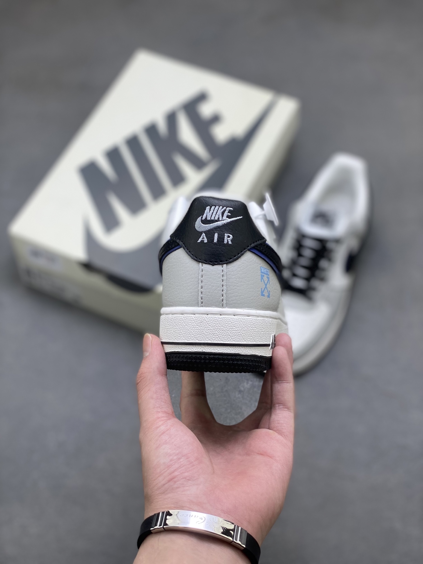 Nike Air Force 1 '07 Low White Grey Black Casual Sneakers DQ6628-162 5 i1754236940559 686 0 3