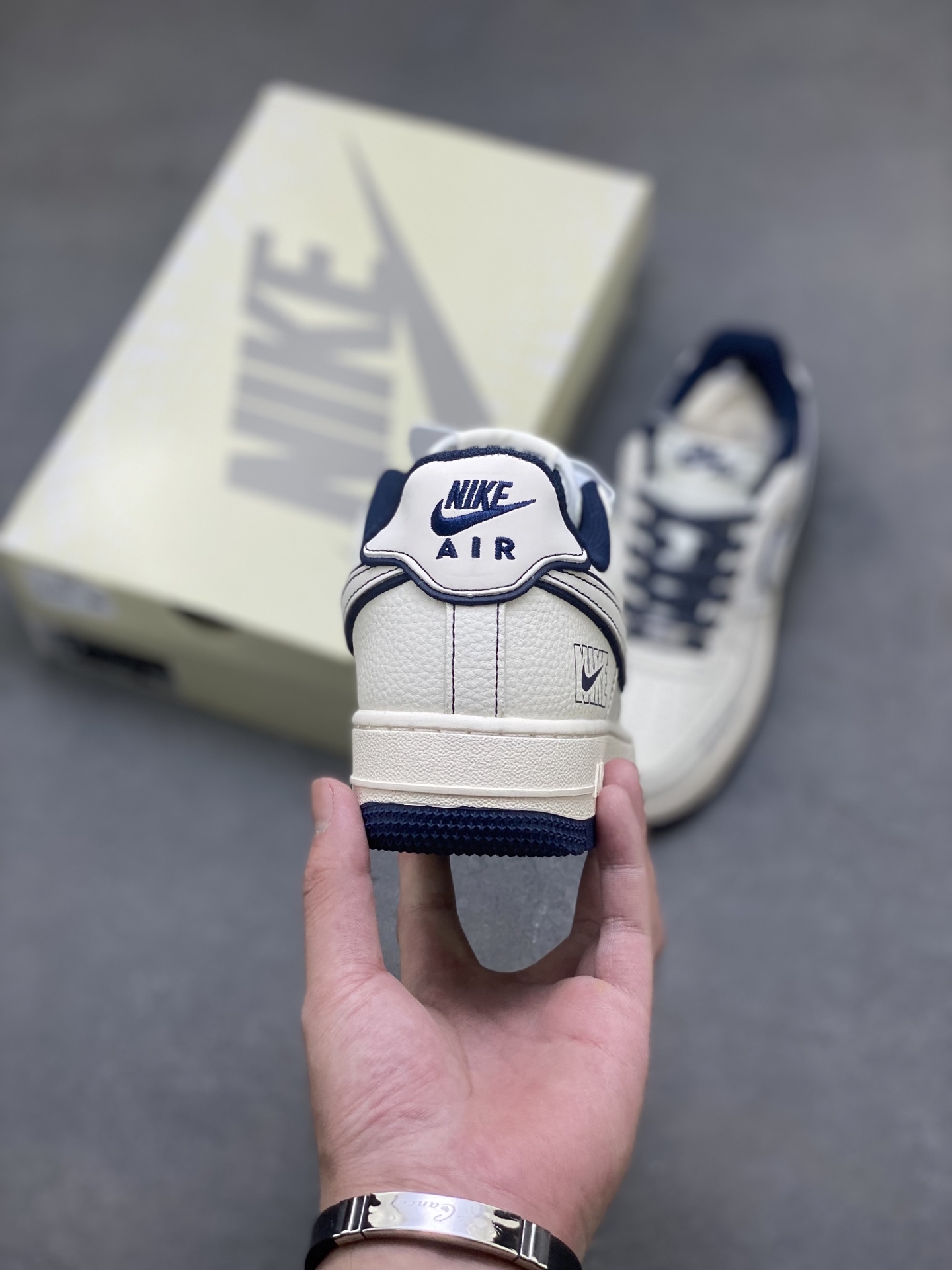 Nike Air Force 1 '07 Low Sneakers White/Navy Limited Edition - All Sizes 5 i1756051287838 2453 0 3