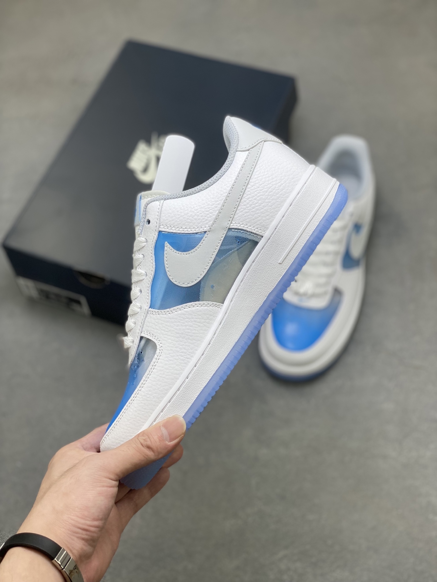 Nike Air Force 1 '07 Low White/Blue Limited Edition Sneakers - IB5724-100 4 i1757261472339 5991 0 2
