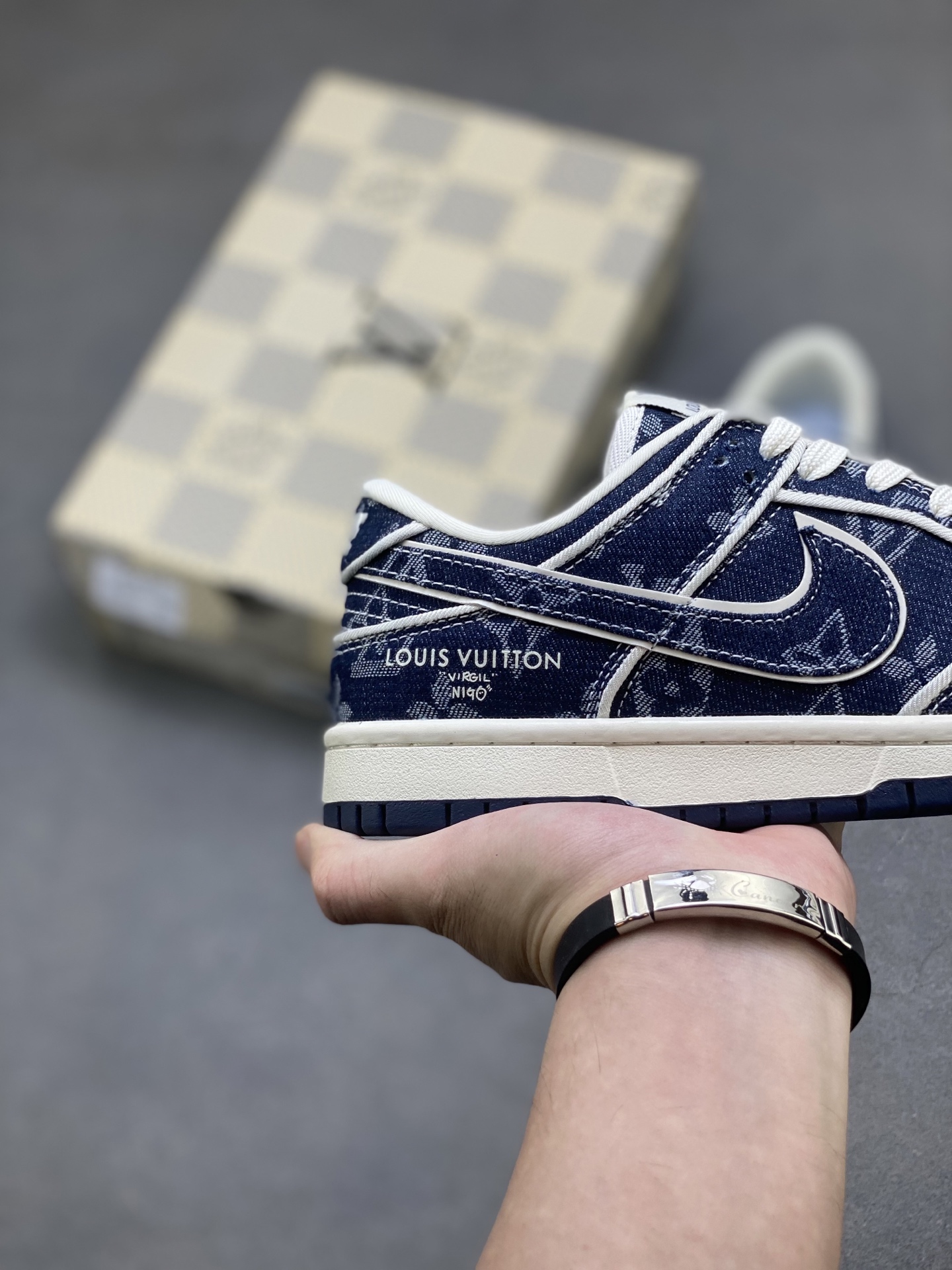 Nike SB Dunk Low Louis Vuitton Custom Sneakers Low-Top Casual Shoes 5 i1757261932314 5449 0 4