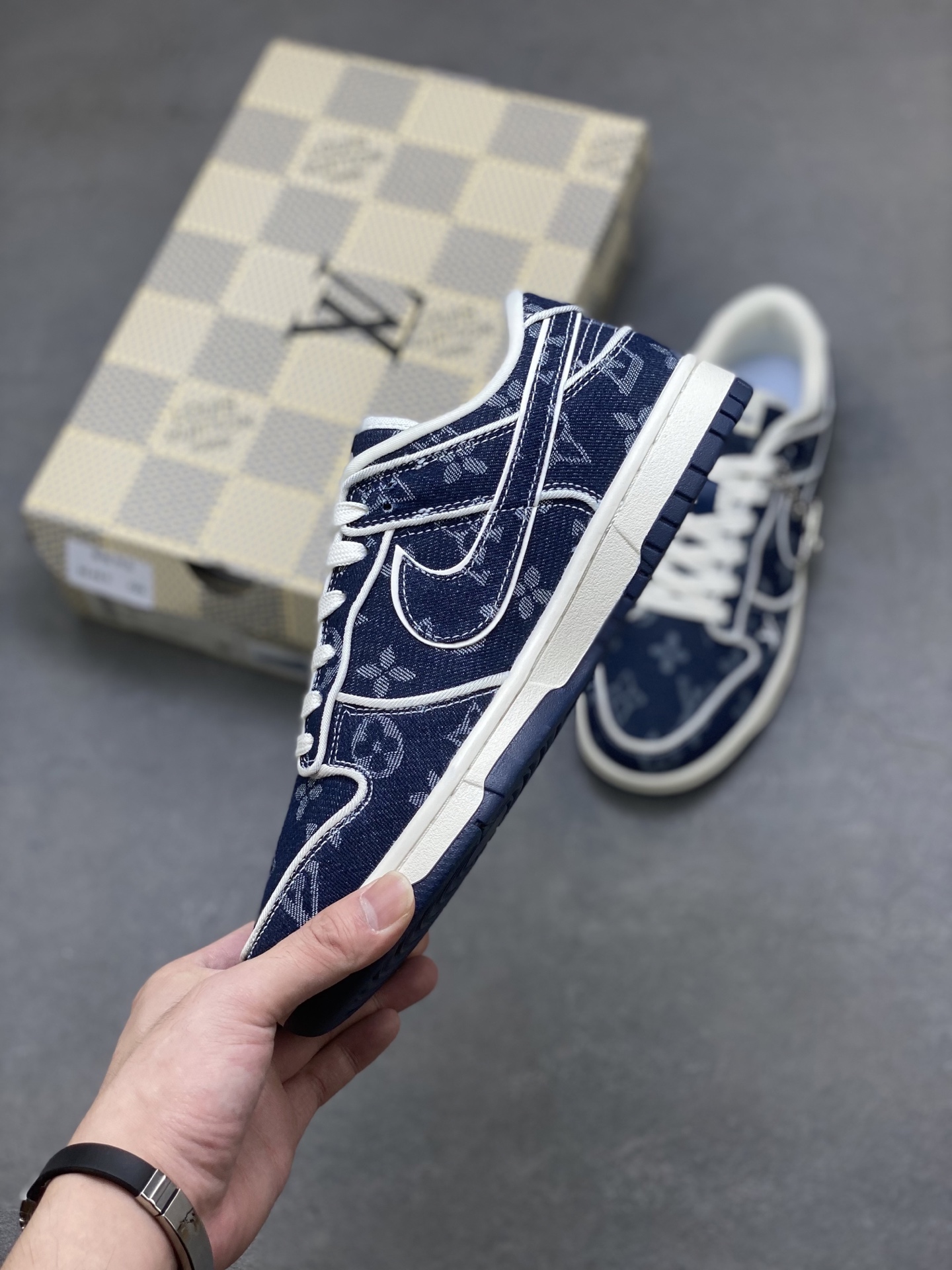 Nike SB Dunk Low Louis Vuitton Custom Sneakers Low-Top Casual Shoes 3 i1757261935394 9267 0 2