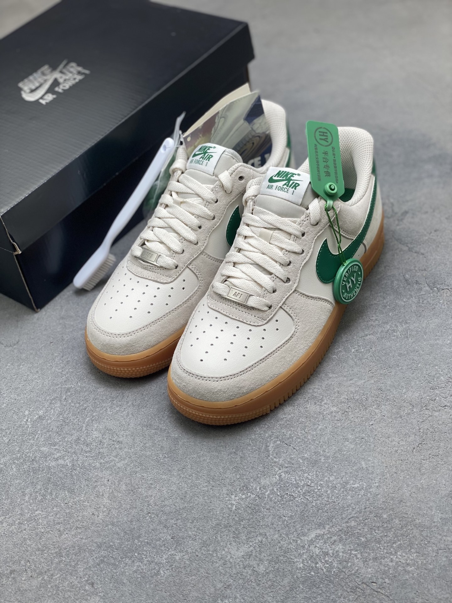 Nike Air Force 1 '07 Low White/Green Casual Sneaker (FQ8714-001) Limited 9 i1757347579573 164 0 7