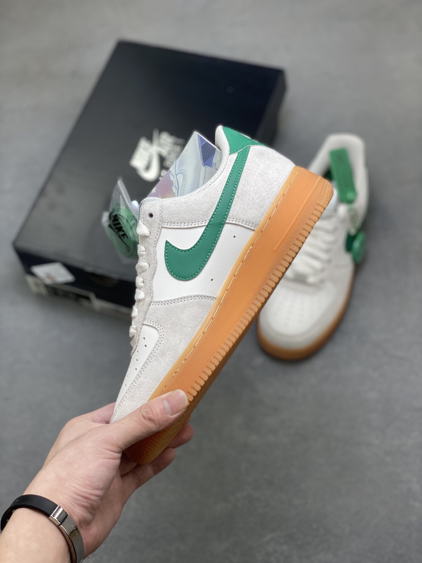 Nike Air Force 1 '07 Low White/Green Casual Sneaker (FQ8714-001) Limited 4 i1757347580119 91 0 2