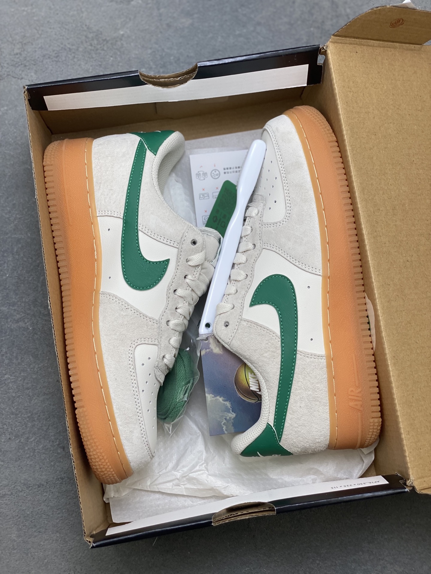 Nike Air Force 1 '07 Low White/Green Casual Sneaker (FQ8714-001) Limited 10 i1757347582195 2092 0 8