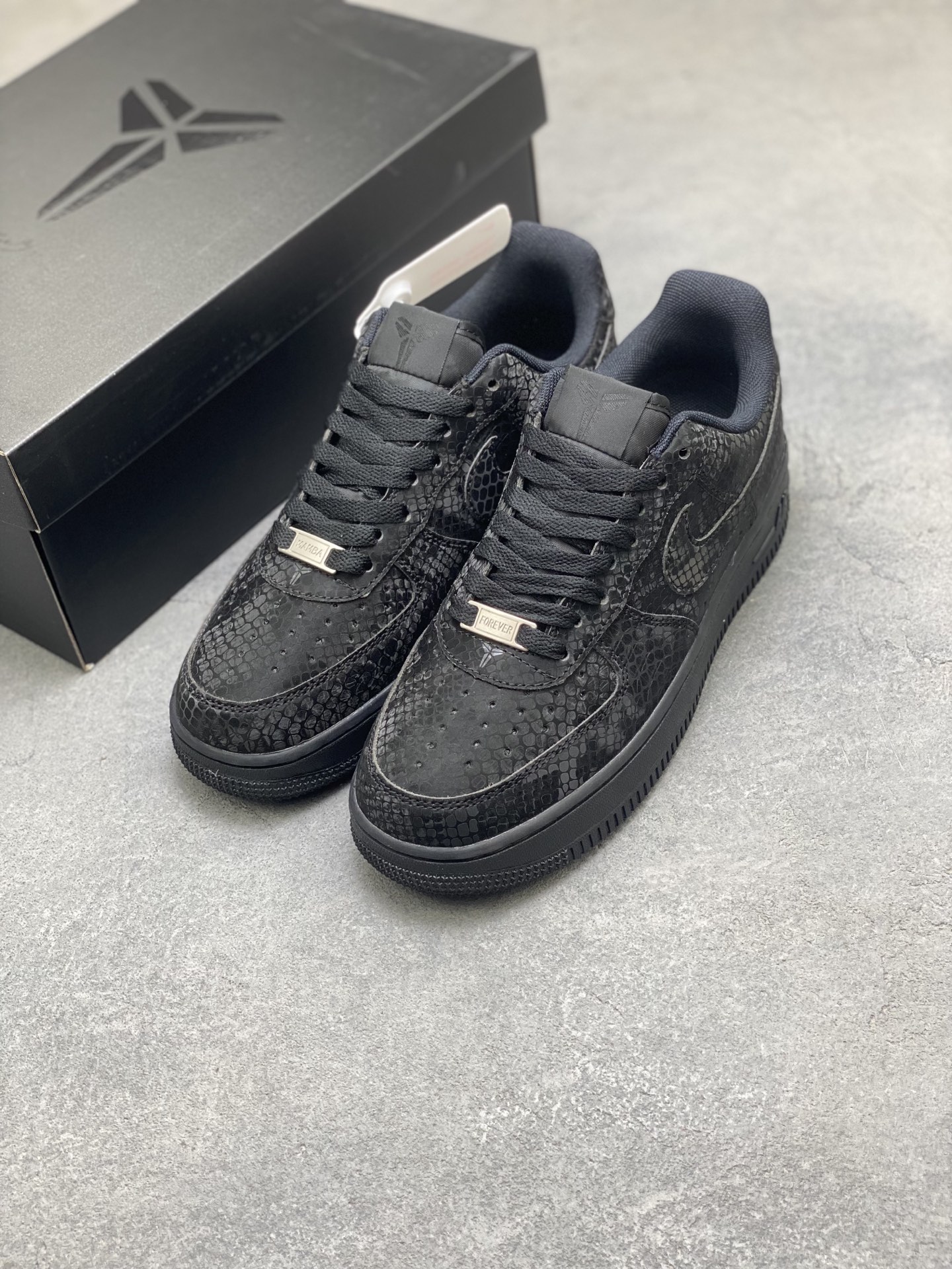 Nike Air Force 1 '07 Low Black SnakeSkin Limited Edition Sneakers 9 i1757347625378 6152 0 7