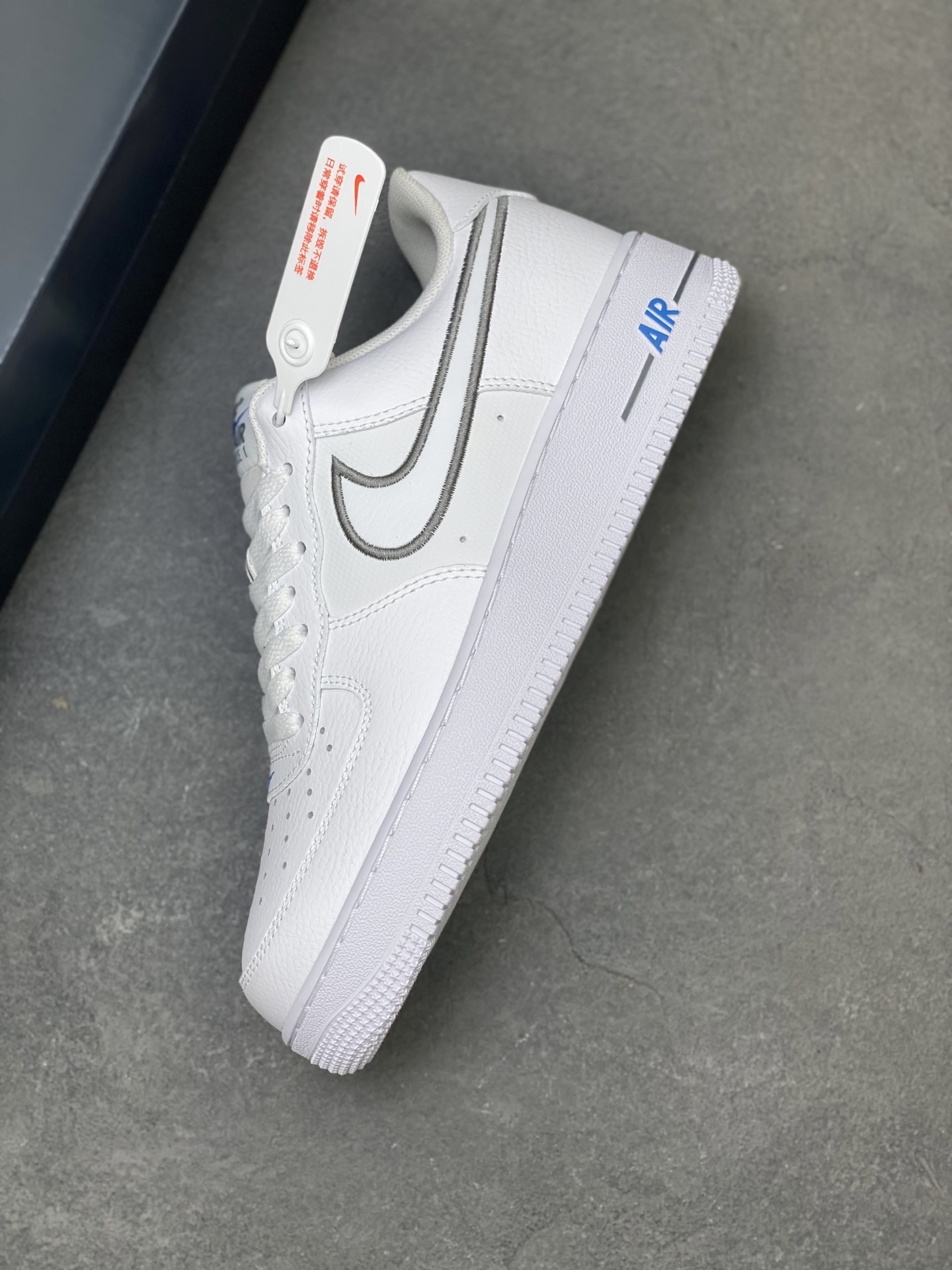 Nike Air Force 1 '07 Low White/Grey Stitching Limited Edition Sneakers 8 i1757606796744 597 0 6