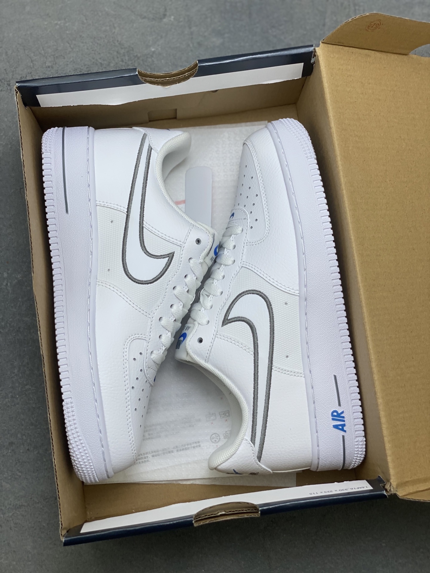 Nike Air Force 1 '07 Low White/Grey Stitching Limited Edition Sneakers 10 i1757606796750 650 0 8