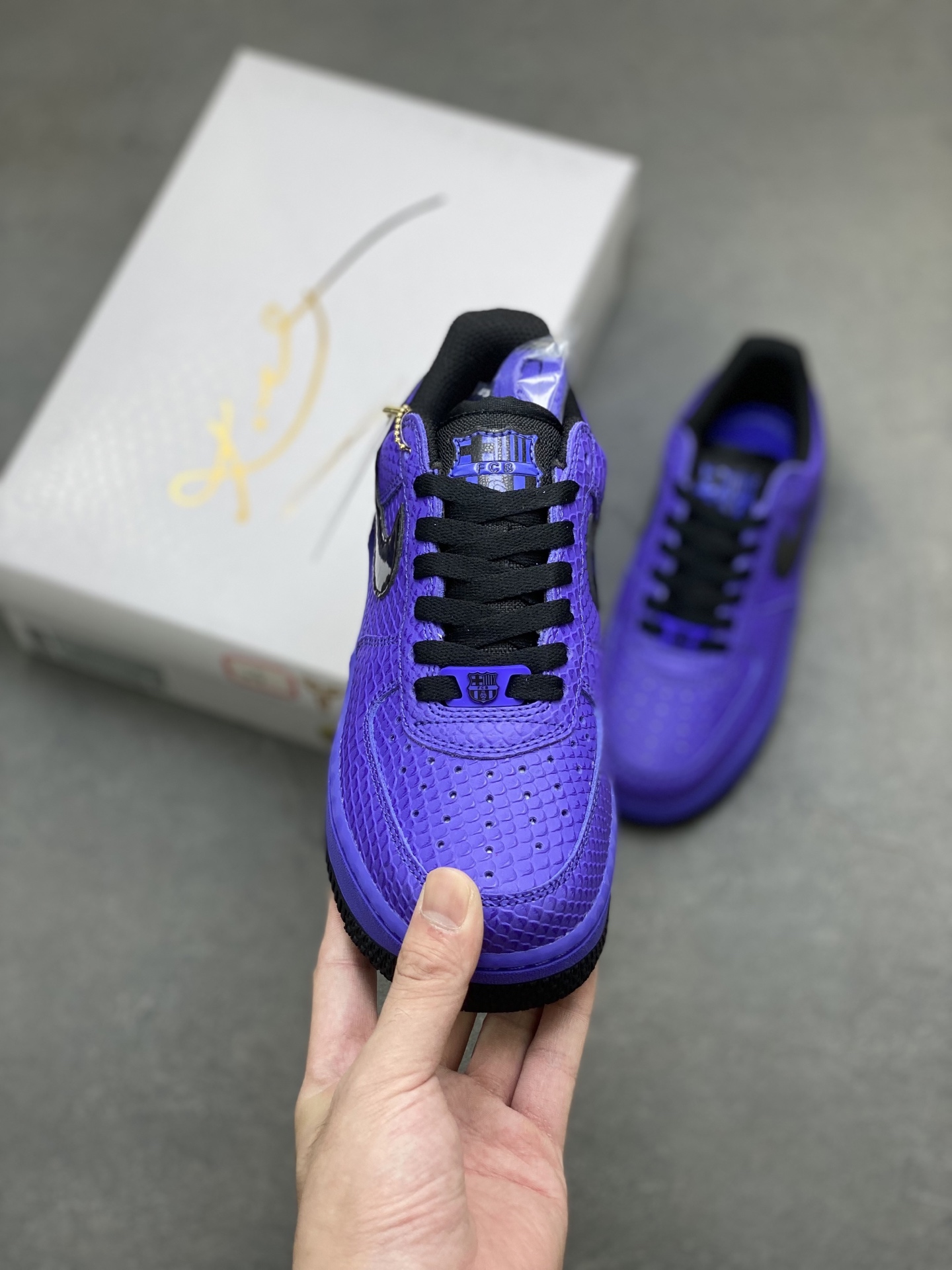 Nike Air Force 1 '07 Low Purple Snake Skin Limited Edition Sneakers 3 i1758643345279 2836 0 1