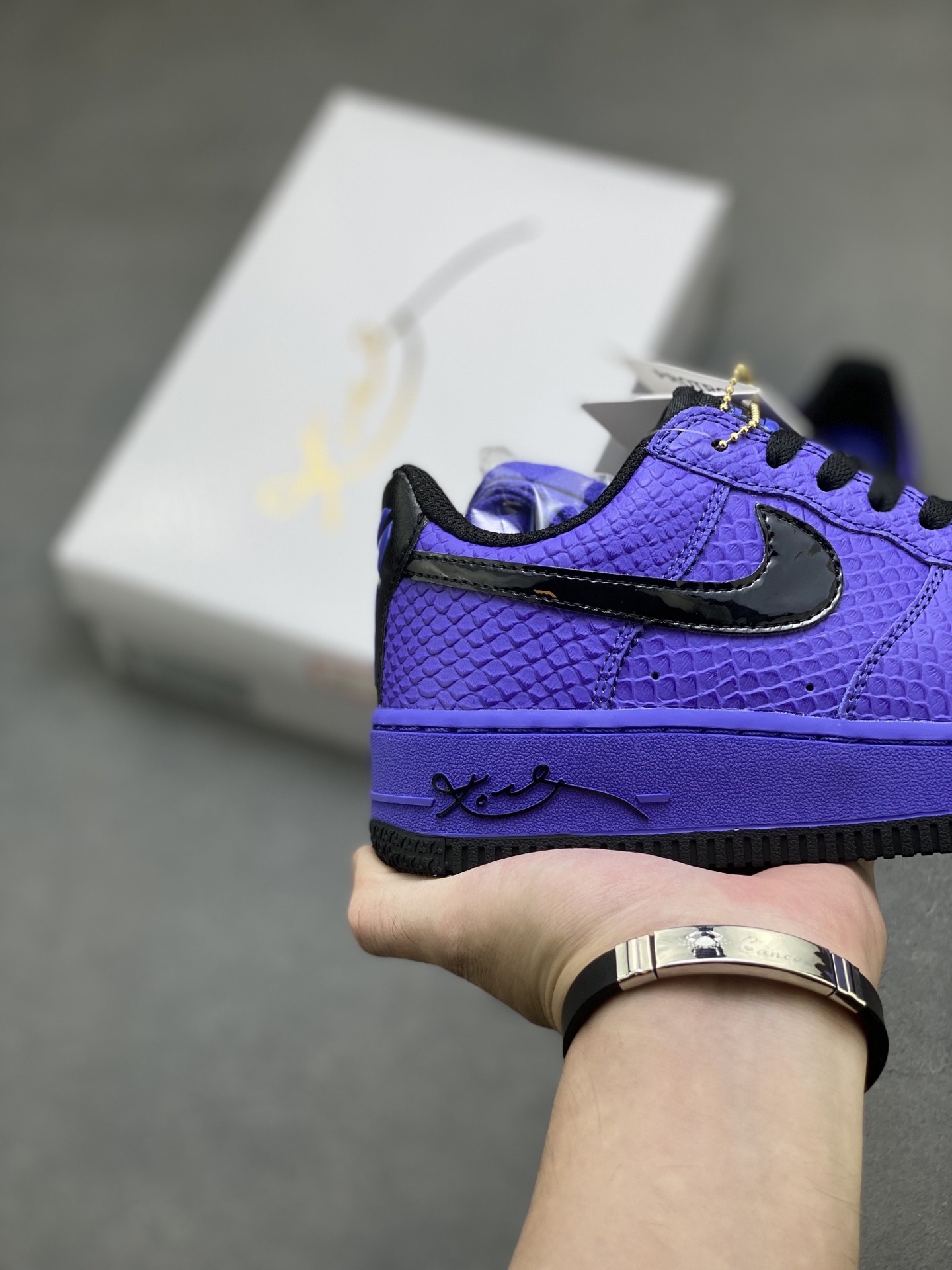Nike Air Force 1 '07 Low Purple Snake Skin Limited Edition Sneakers 6 i1758643347554 5622 0 4