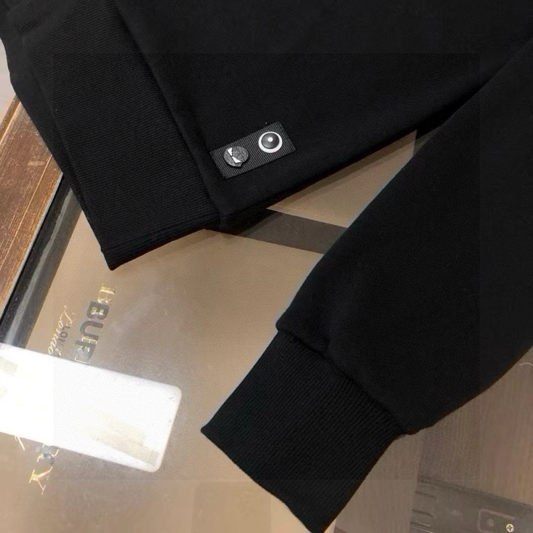 Custom-Made Velvet Fashion Collar with Zenium Material in Black and White - 图片 8