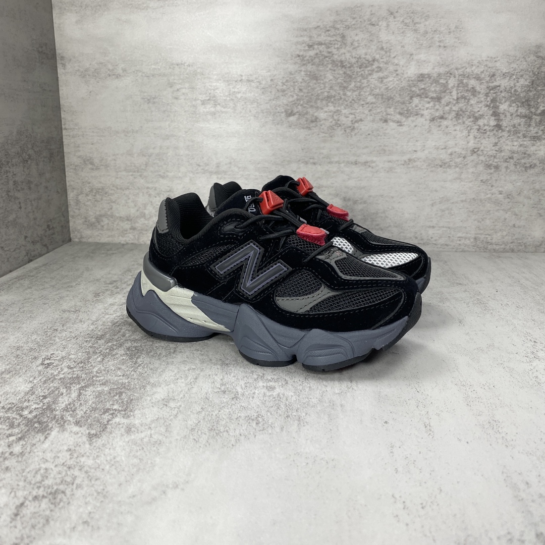 NO:211294,NB children's shoes, size 24~37 (elastic band) color black and gray, continues the retro trend genes of the series, specially designed for children, it is both classic and full of vitality. Equipped with ABZORB cushioning technology, it provides children's feet with all-weather comfortable support, making running and jumping easier. Breathable mesh design keeps feet dry and lets children release their vitality. New Balance Kids, accompany children every step of their growth, making childhood more exciting., NB,19860909NB童鞋 码数24~37（松紧带） 颜色黑灰 延续系列的复古潮流基因,专为孩子们打造,既经典又充满活力. 搭载 ABZORB缓震科技,为孩子们的小脚提供全天候的舒适支撑,跑跳更轻松. 透气网面设计,保持双脚干爽,让孩子们尽情释放活力. New Balance Kids,陪伴孩子每一步成长,让童年更精彩.,NB,,Children's