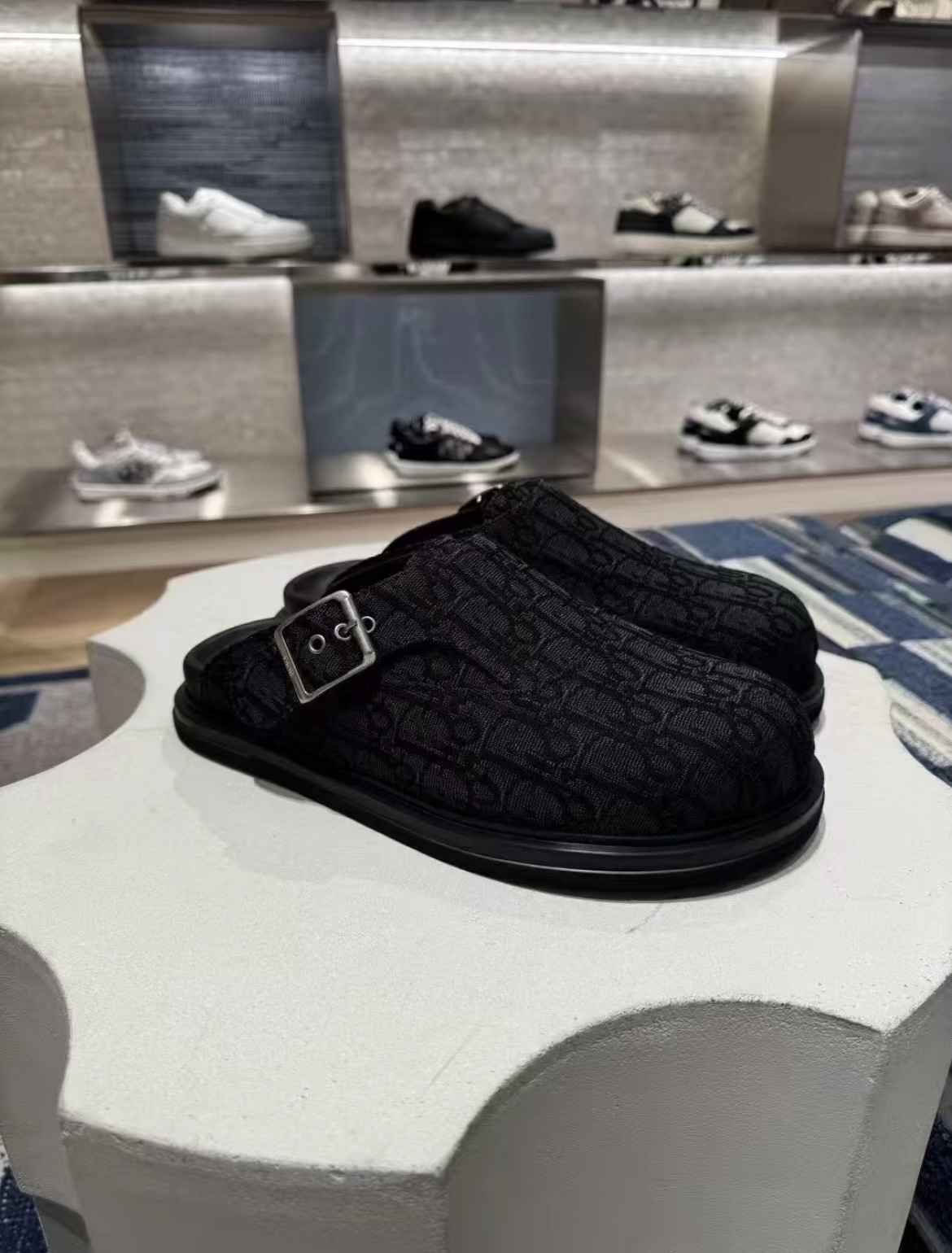 NO:437726,Real photos of counters, semi-slippers, slippers19860909专柜实拍,半拖拖鞋,slippers,Women's Shoes