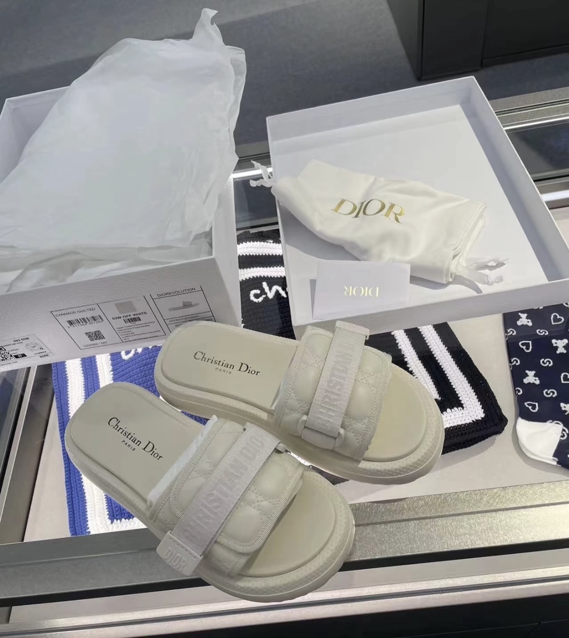 NO:560024,Real shots of counters, slippers, slippers19860909专柜实拍,拖鞋,slippers,Women's Shoes