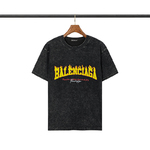 Balenciaga Clothing T-Shirt Black Printing Spring Collection Vintage Short Sleeve