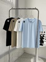 Descente Clothing Shirts & Blouses T-Shirt Black Blue Khaki Sky White Men Summer Collection Fashion Short Sleeve