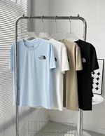 Best Quality Designer
 The North Face Clothing T-Shirt Black Blue Khaki Sky White Printing Unisex PU Spring Collection Fashion Short Sleeve