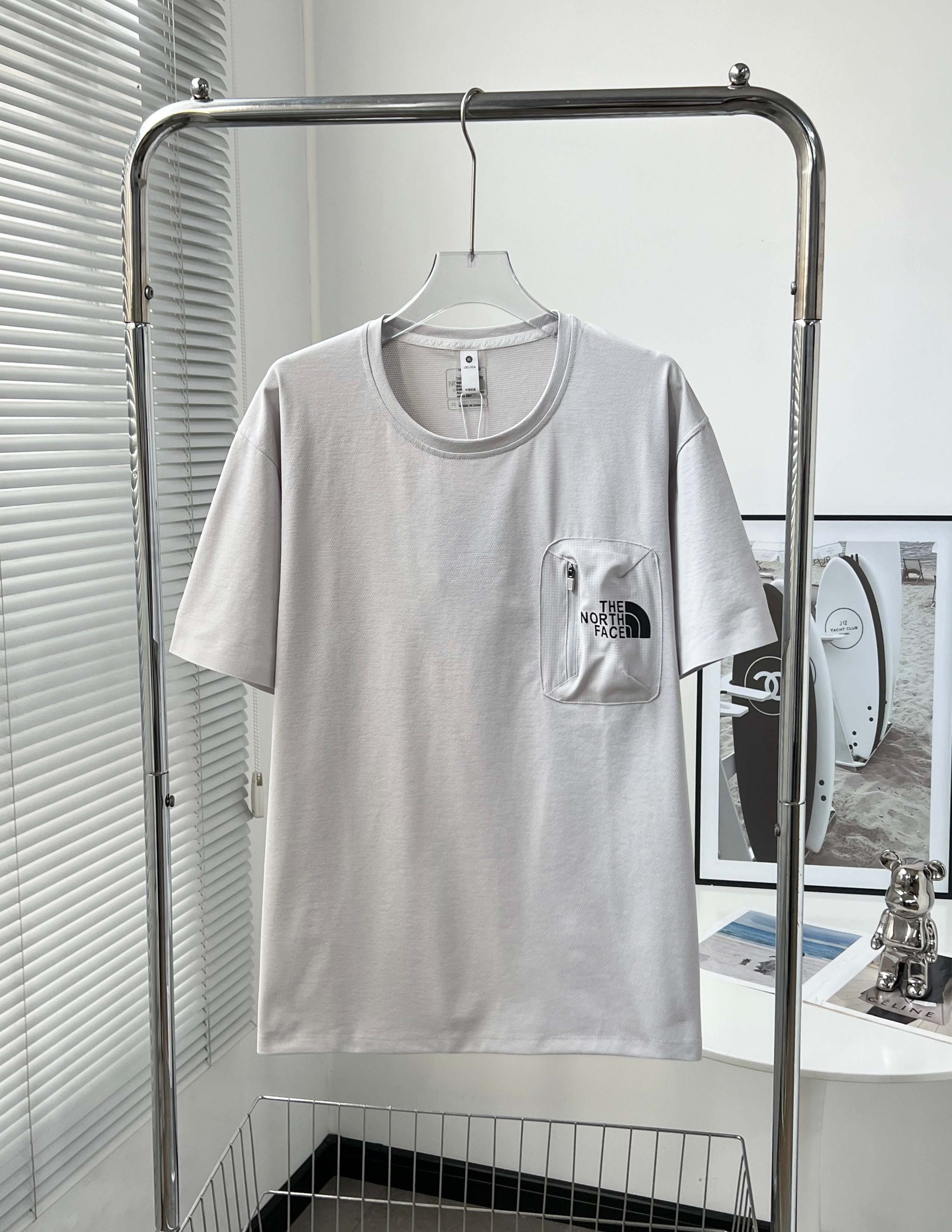 D-X 809# THE NORTH FACE Ice-Screen T-shirt: Functional, Lightweight, Breathable Outdoor Apparel - 图片 5