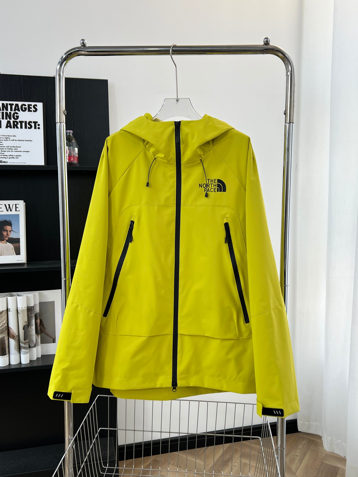 The North Face Heren Winddichte Waterafstotende Softshell Jas met Capuchon - Geel