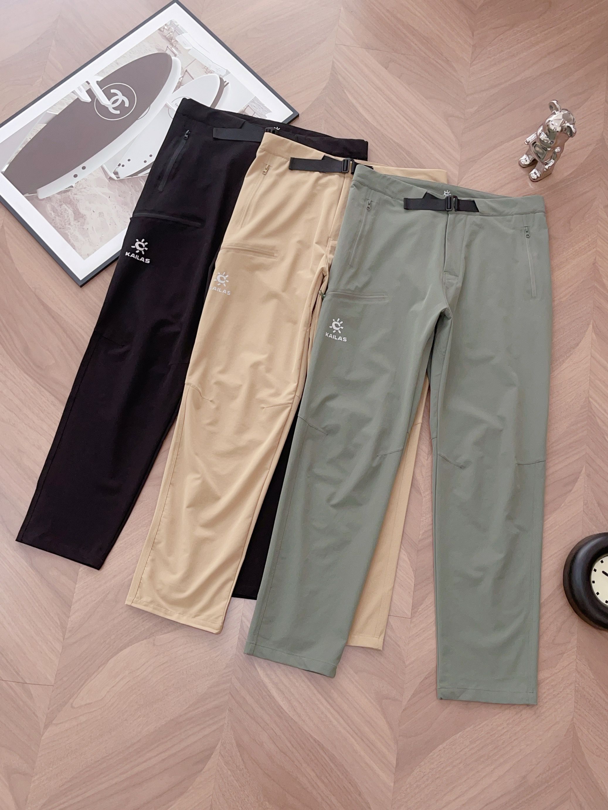 KAILAS Men's Lightweight Windproof Hiking Pants - Water Repellent, Breathable