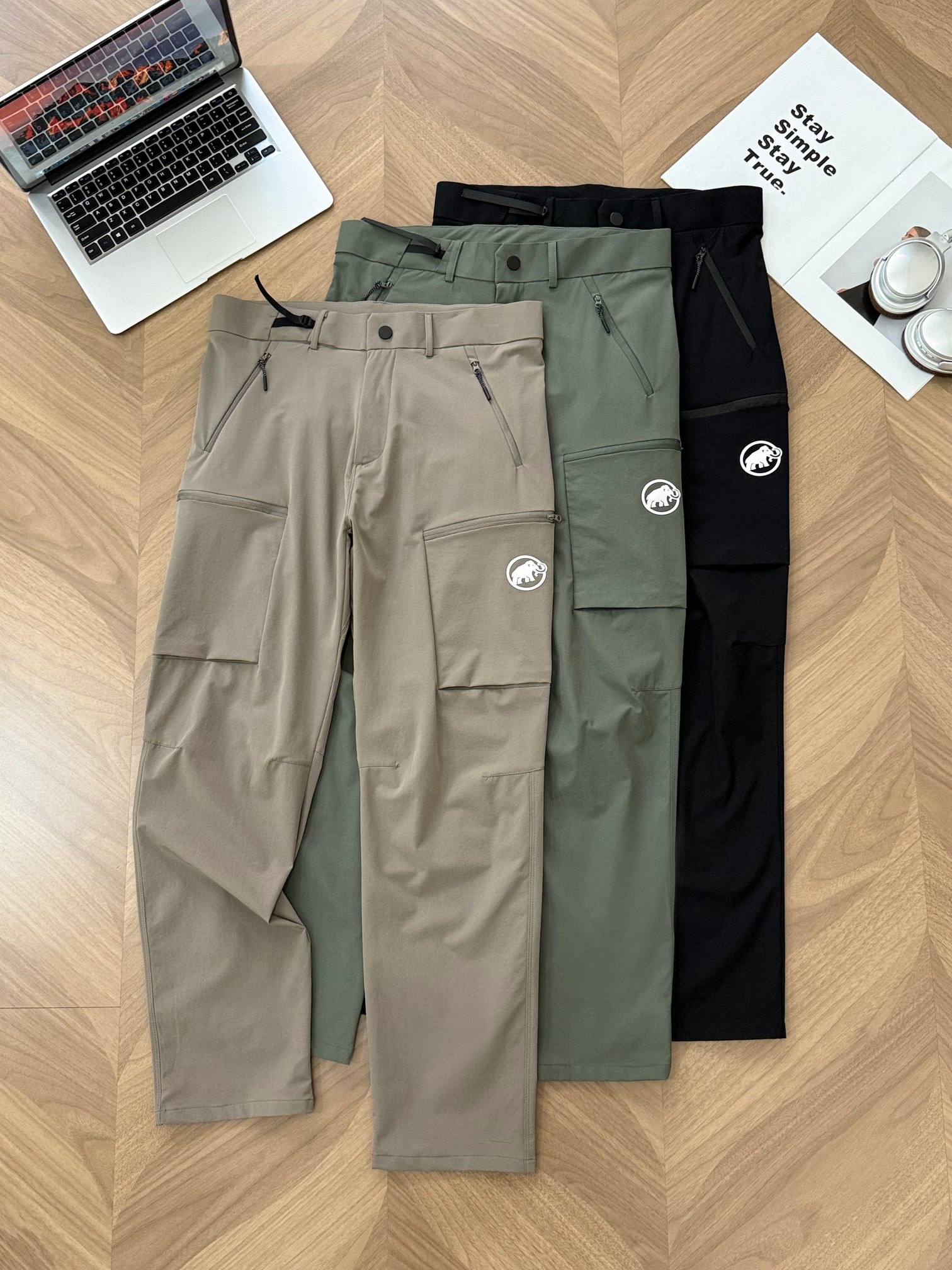 MAMMUT Hiking Lightweight Stretch Comfortable Water-Repellent Men's Pants