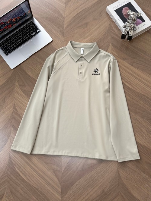 Kailas Men's Functional Long Sleeve Polo Shirt Quick-Dry Athletic Top 1 Kailas Men's Functional Long Sleeve Polo Shirt Quick-Dry Athletic Top