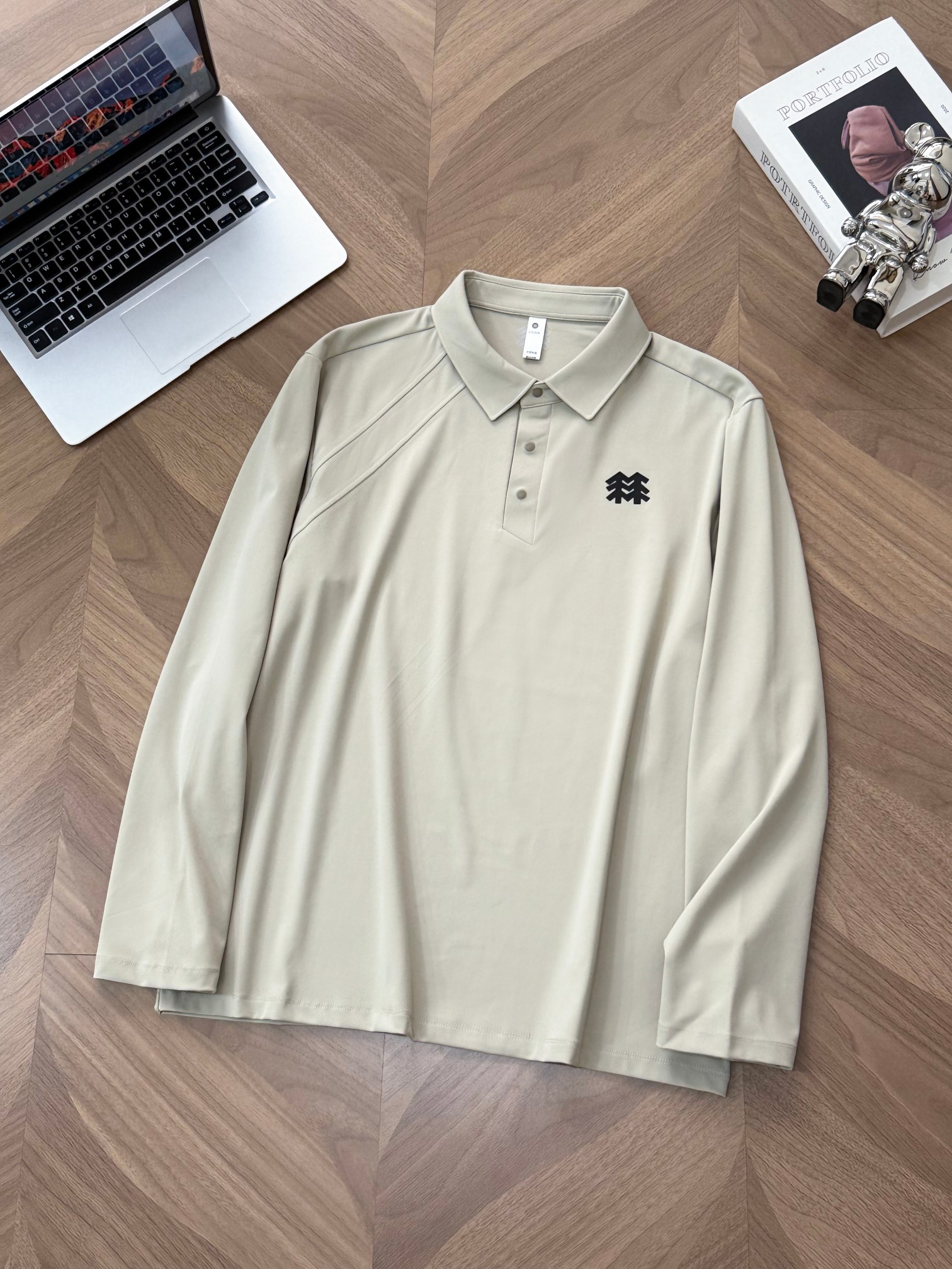 KOLON SPORT Men's Long Sleeve Polo Shirt Quick-Dry Athletic Pullover Top 6 a1756817334696 4681