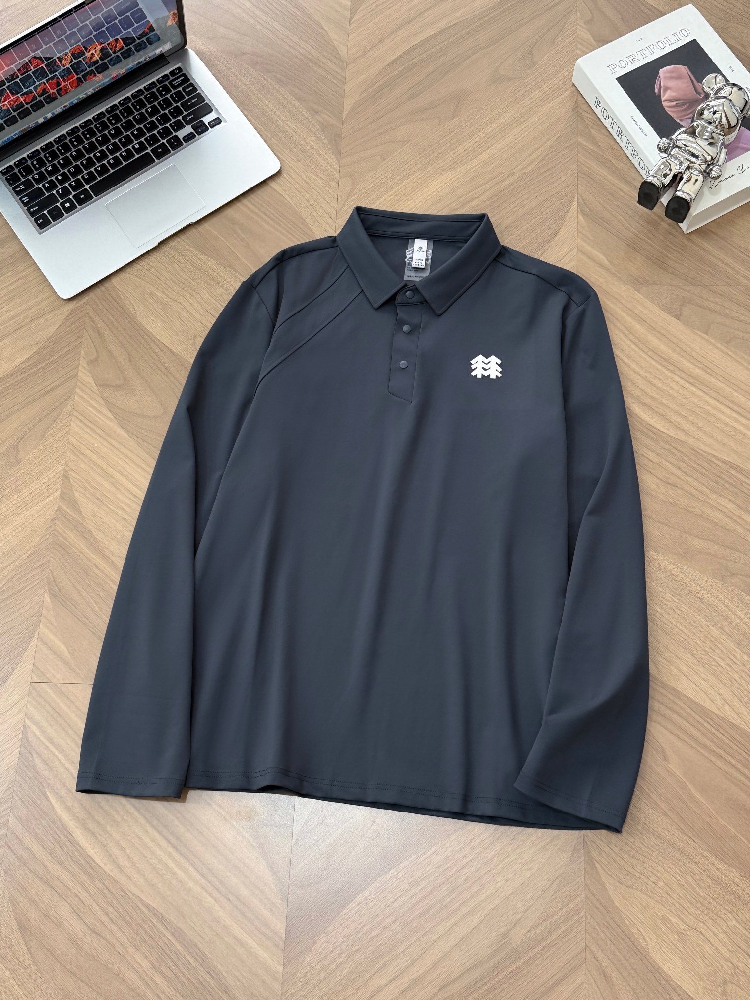 KOLON SPORT Men's Long Sleeve Polo Shirt Quick-Dry Athletic Pullover Top 8 a1756817336263 8613