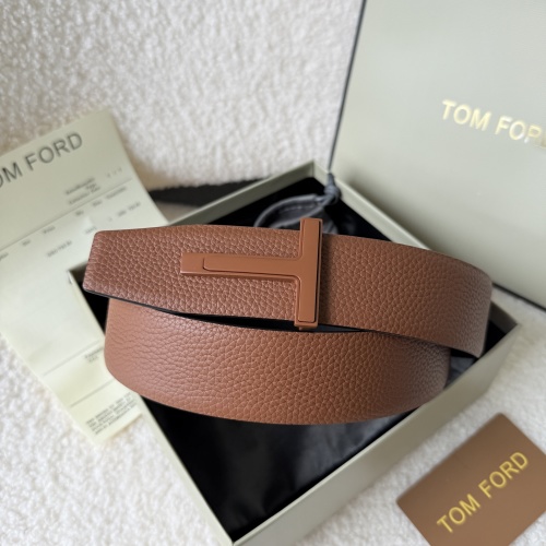 Tom Ford Reversible Leather Belt 4.0cm, Minimalist Business Style 1 Tom Ford Reversible Leather Belt 4.0cm, Minimalist Business Style