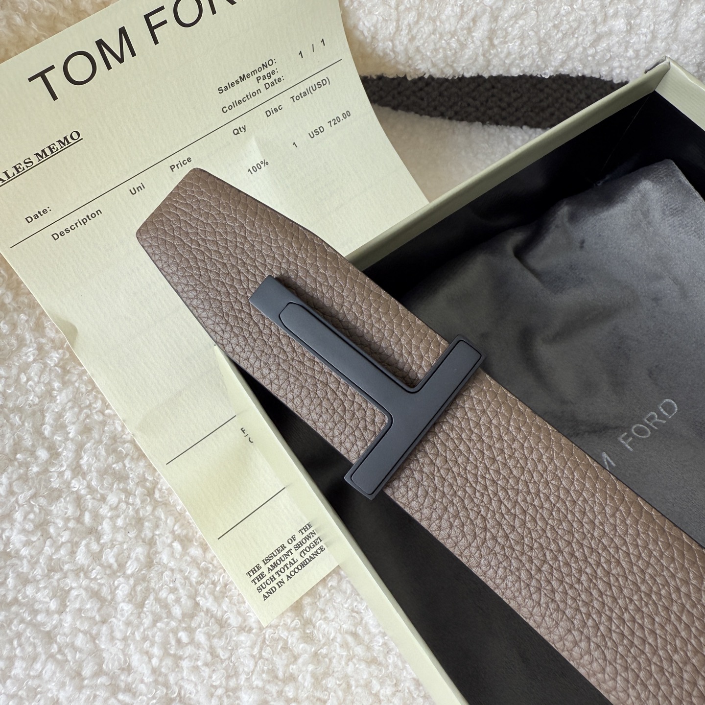 Tom Ford Reversible Leather Belt with Signature 'T' Buckle, 4.0cm 5 i1750495832536 3209 0 3