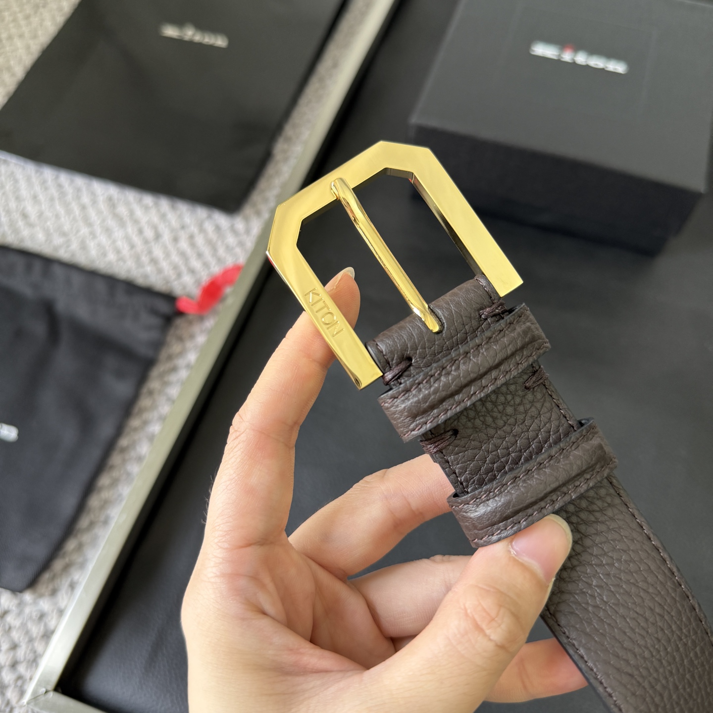 KITON bælte Kiton 3.5 BC LP — photo 3