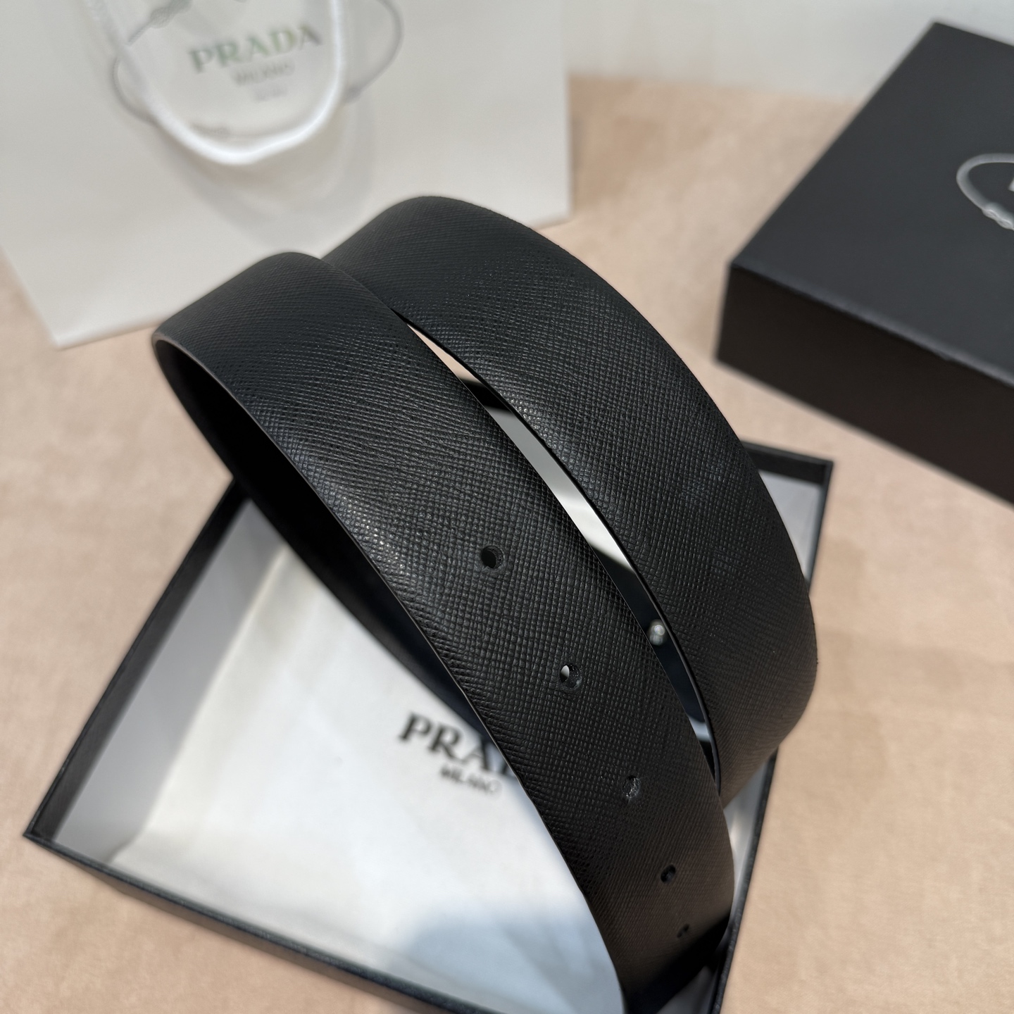 Ремень Prada 3,4см — photo 6