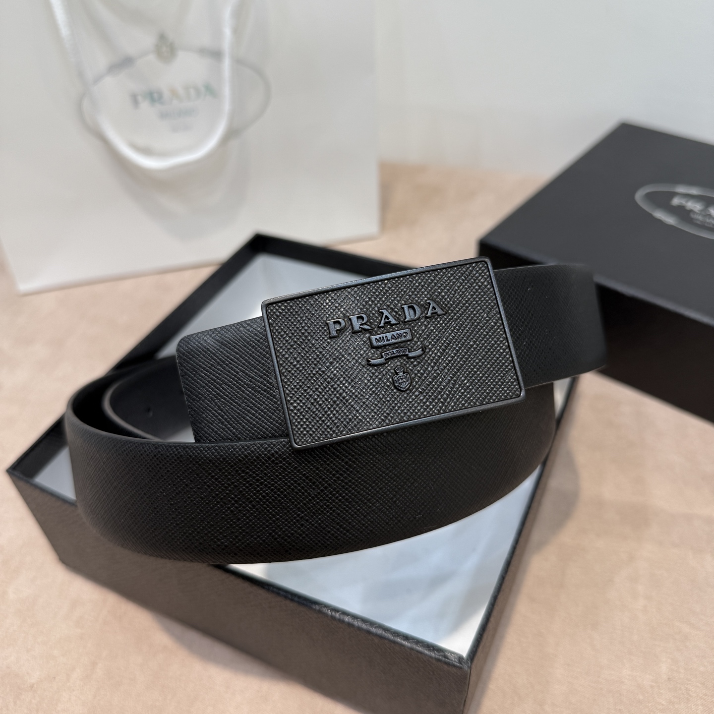 Prada bälte PRADA 3,4cm