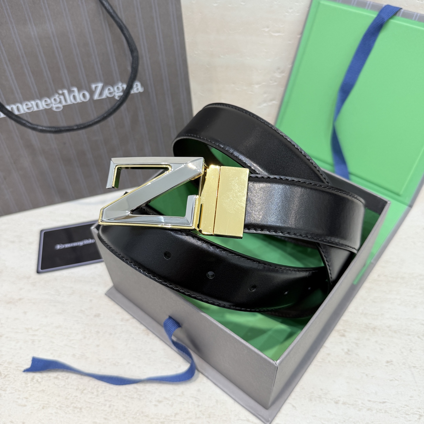ZEGNA belt 🇮🇹🇮🇹🇮🇹Zegna ·Italy · Gancio ·3.5cm · · — photo 3
