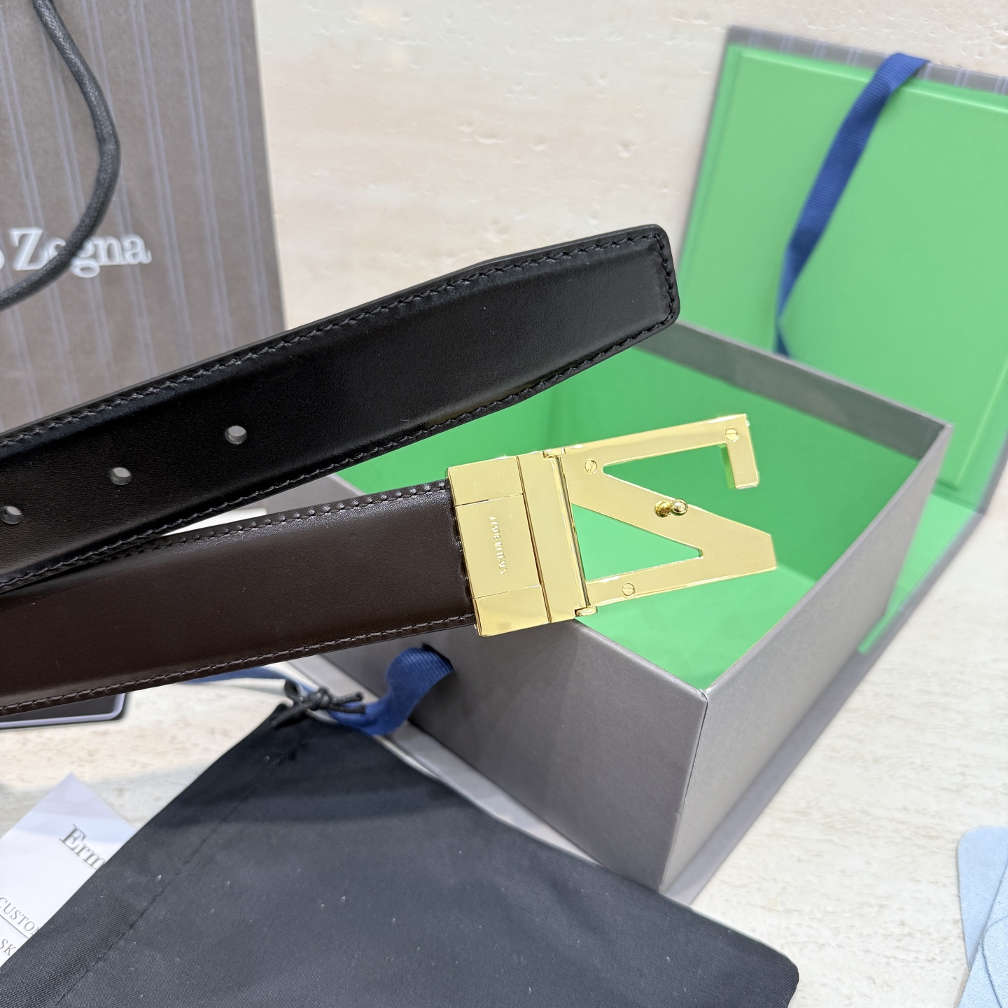 ZEGNA belt 🇮🇹🇮🇹🇮🇹Zegna ·Italy · Gancio ·3.5cm · · — photo 6