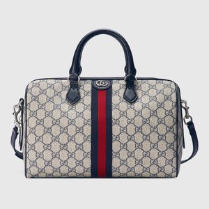 Gucci Flawless
 Bags Handbags Beige Blue Silver Canvas Cotton