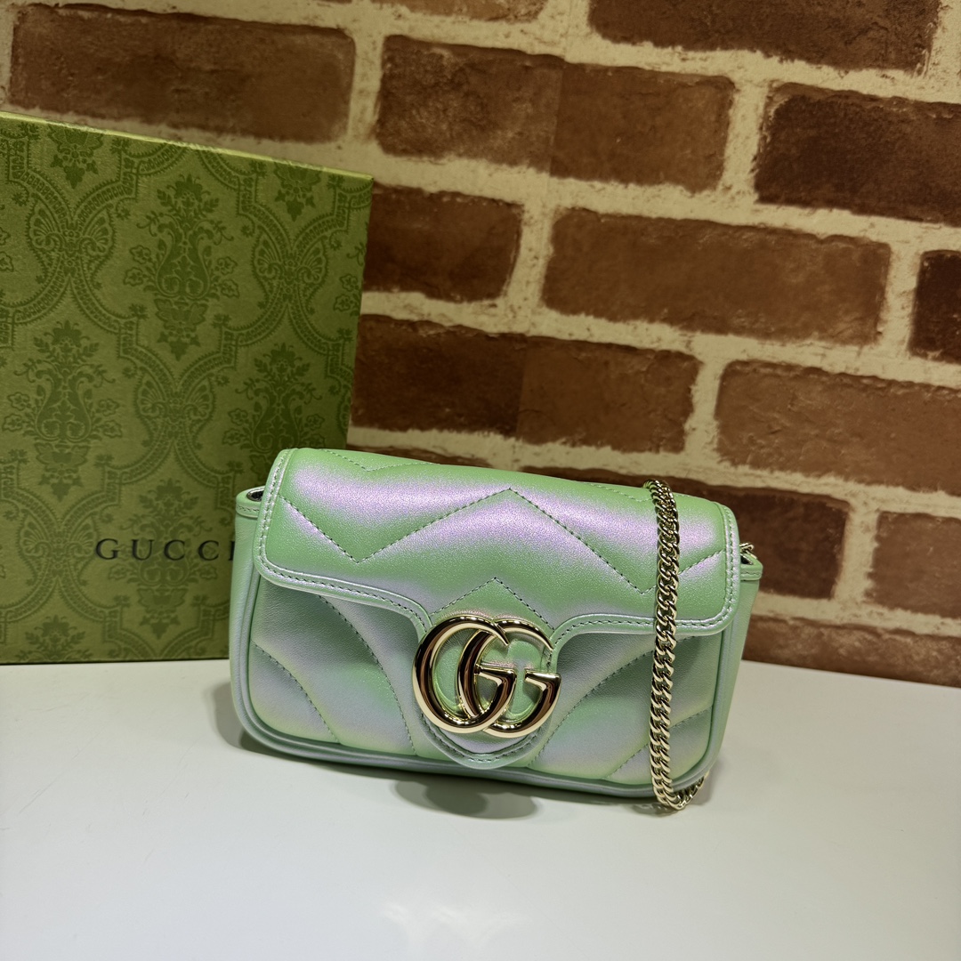 NO:203990,The quality of the counter, top-quality original goods, real-life photos!  Model number 476433 Fantasy Color Green, size width 16.5x height 10.2x side width 5.1cm, batch, GUCCI [original leather], gucci19860909专柜品质,顶级原单货,实物实拍！款号476433幻彩绿,尺寸宽16.5x高10.2x侧宽5.1cm,批,GUCCI【原厂皮】,gucci,Bag