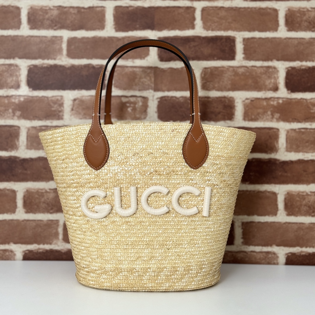 NO:212128,The quality of the counter, top-quality original goods, real-life photos!  Model number 779530 straw weaving/brown leather, size width 26X height 29X side width 18cm, batch, GUCCI [original leather], gucci, espadrilles19860909专柜品质,顶级原单货,实物实拍！款号779530草编/棕皮,尺寸宽26X高29X侧宽18cm,批,GUCCI【原厂皮】,gucci,espadrilles,Bag