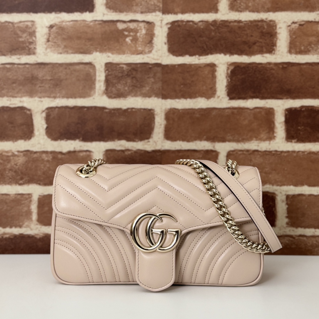 NO:211087,The quality of the counter, top-quality original goods, real-life photos!  Model number 443497 new light pink, size width 26x height 15x side width 7, batch, GUCCI [original leather], gucci19860909专柜品质,顶级原单货,实物实拍！款号443497新浅粉色,尺寸宽26x高15x侧宽7,批,GUCCI【原厂皮】,gucci,Bag