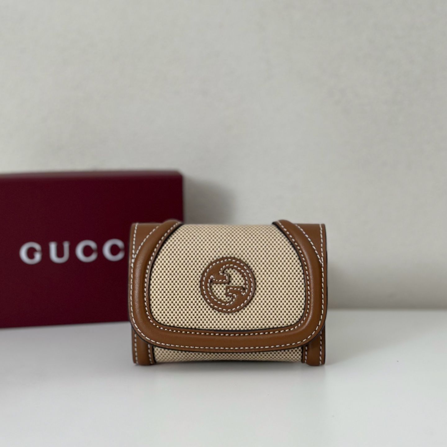 NO:212300,The quality of the counter, top-quality original goods, real-life photos!  Model number 818811 canvas/brown leather, size width 11X height 9, batch, GUCCI [original leather], gucci19860909专柜品质,顶级原单货,实物实拍！款号818811帆布/棕皮,尺寸宽11X高9,批,GUCCI【原厂皮】,gucci,Bag