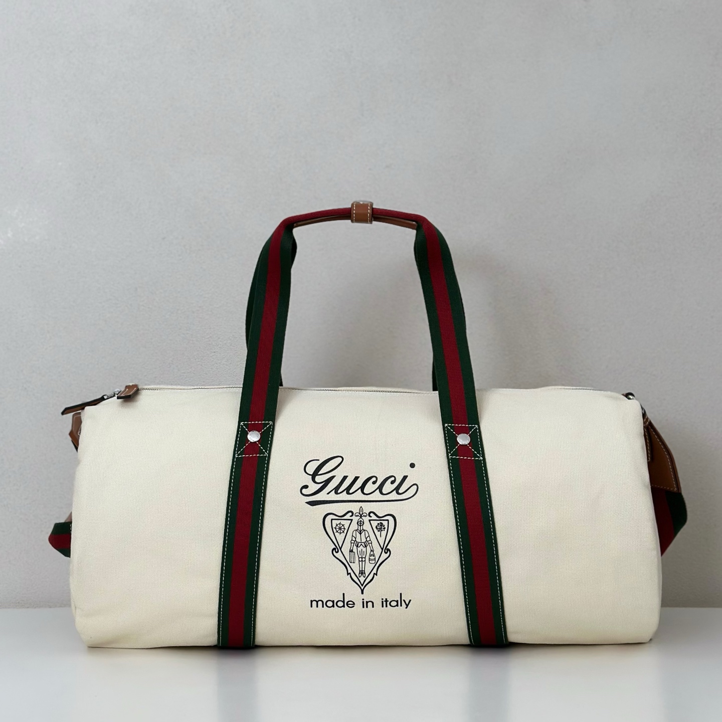 NO:407232,The quality of the counter, top-quality original goods, real-life photos!  Model number 816866 meters white canvas, size width 54x height 24x side width 24cm, batch, GUCCI [original leather], gucci19860909专柜品质,顶级原单货,实物实拍！款号816866米白帆布,尺寸宽54x高24x侧宽24cm,批,GUCCI【原厂皮】,gucci,Bag