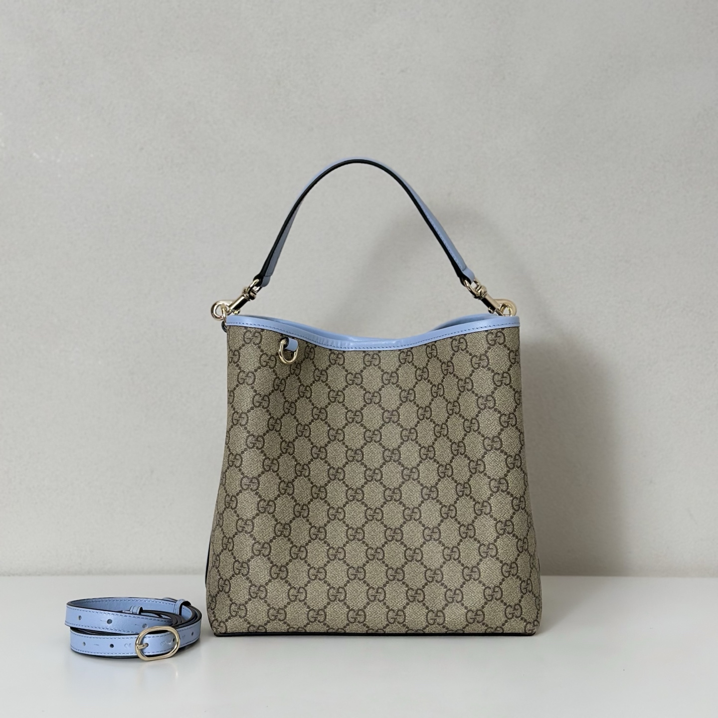 NO:557912,Counter quality, top-quality original goods, real photos!  Model No. 815103 brown/light blue, size width 25x height 25x side width 15.5cm, batch, GUCCI [original leather], gucci19860909专柜品质,顶级原单货,实物实拍！款号815103啡胶/浅蓝,尺寸宽25x高25x侧宽15.5cm,批,GUCCI【原厂皮】,gucci,Bag