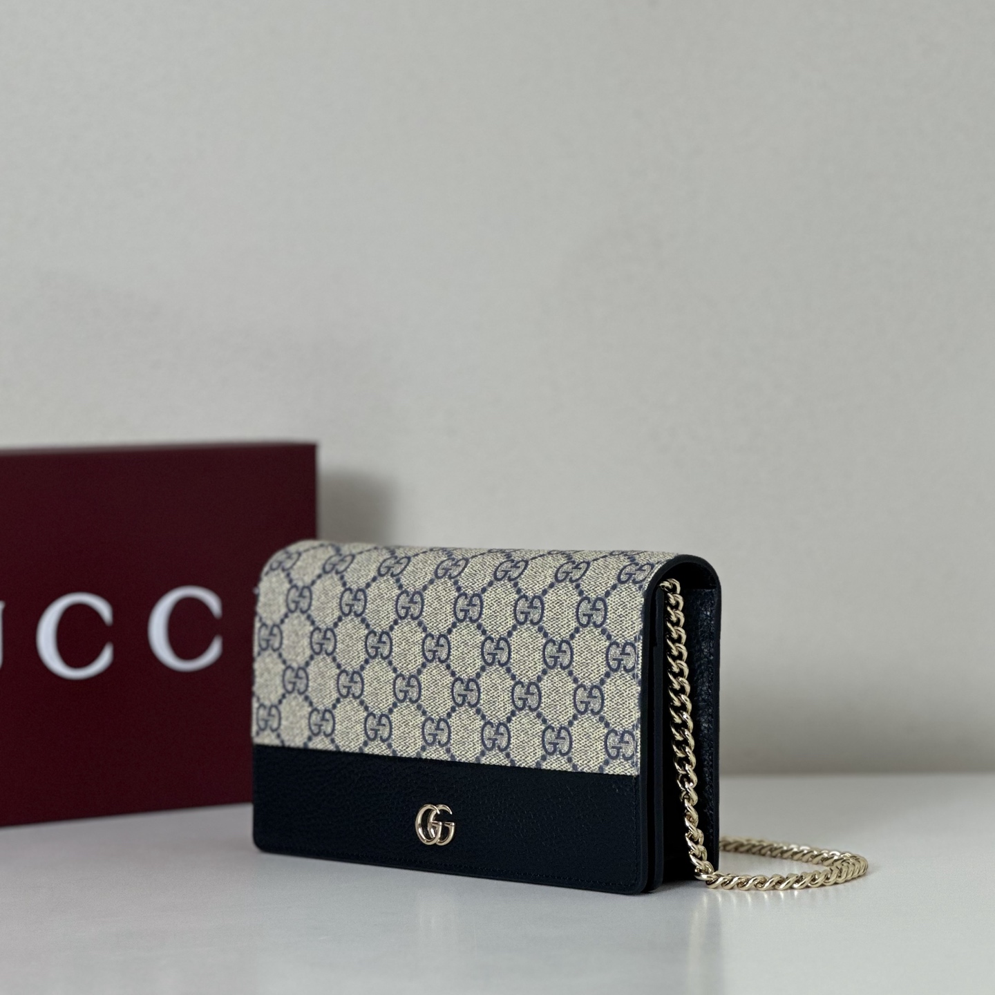Gucci Style Blue Leather Bag Lookbook Reference image 2