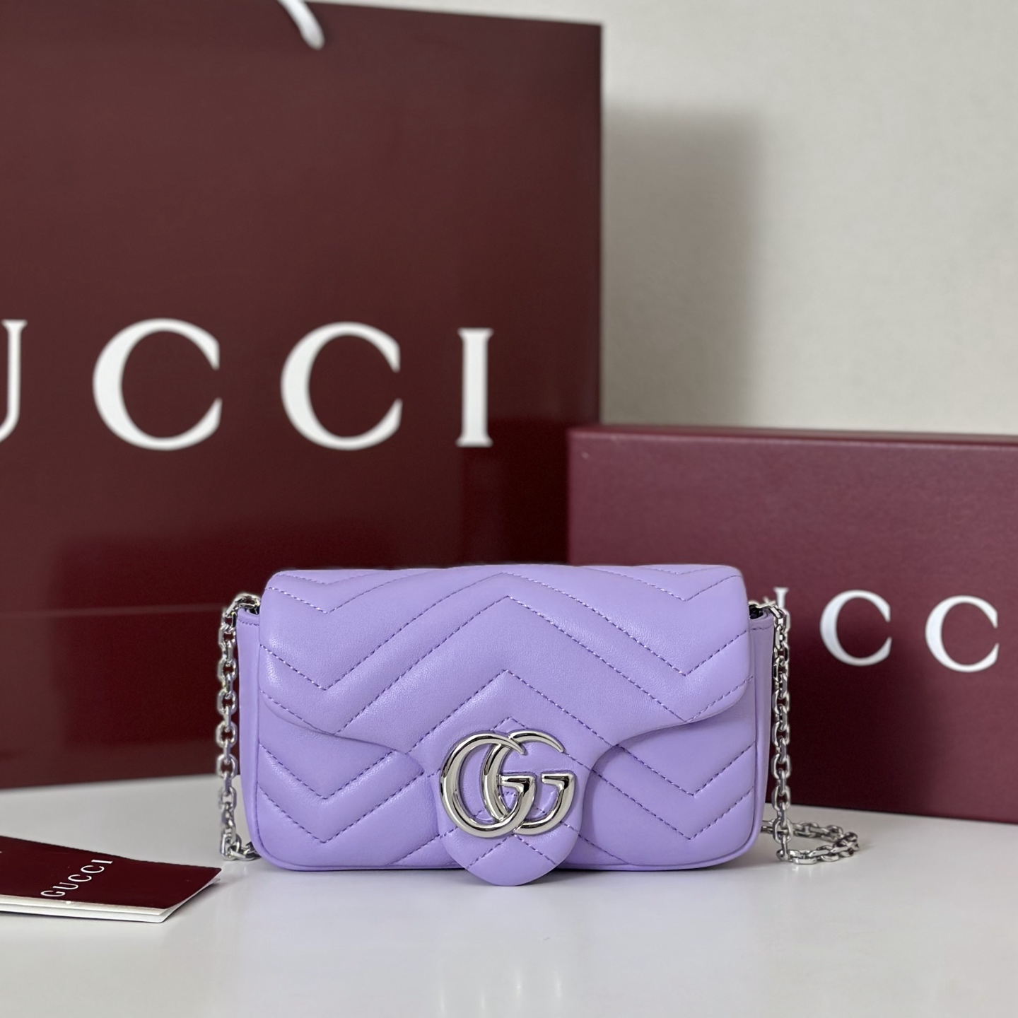 NO:392317,The quality of the counter, top-quality original goods, real-life photos!  Model number 841290 light purple, size width 16.5X height 9.5X side width 4.5cm, batch, GUCCI [original leather], gucci19860909专柜品质,顶级原单货,实物实拍！款号841290浅紫,尺寸宽16.5X高9.5X侧宽4.5cm,批,GUCCI【原厂皮】,gucci,Bag