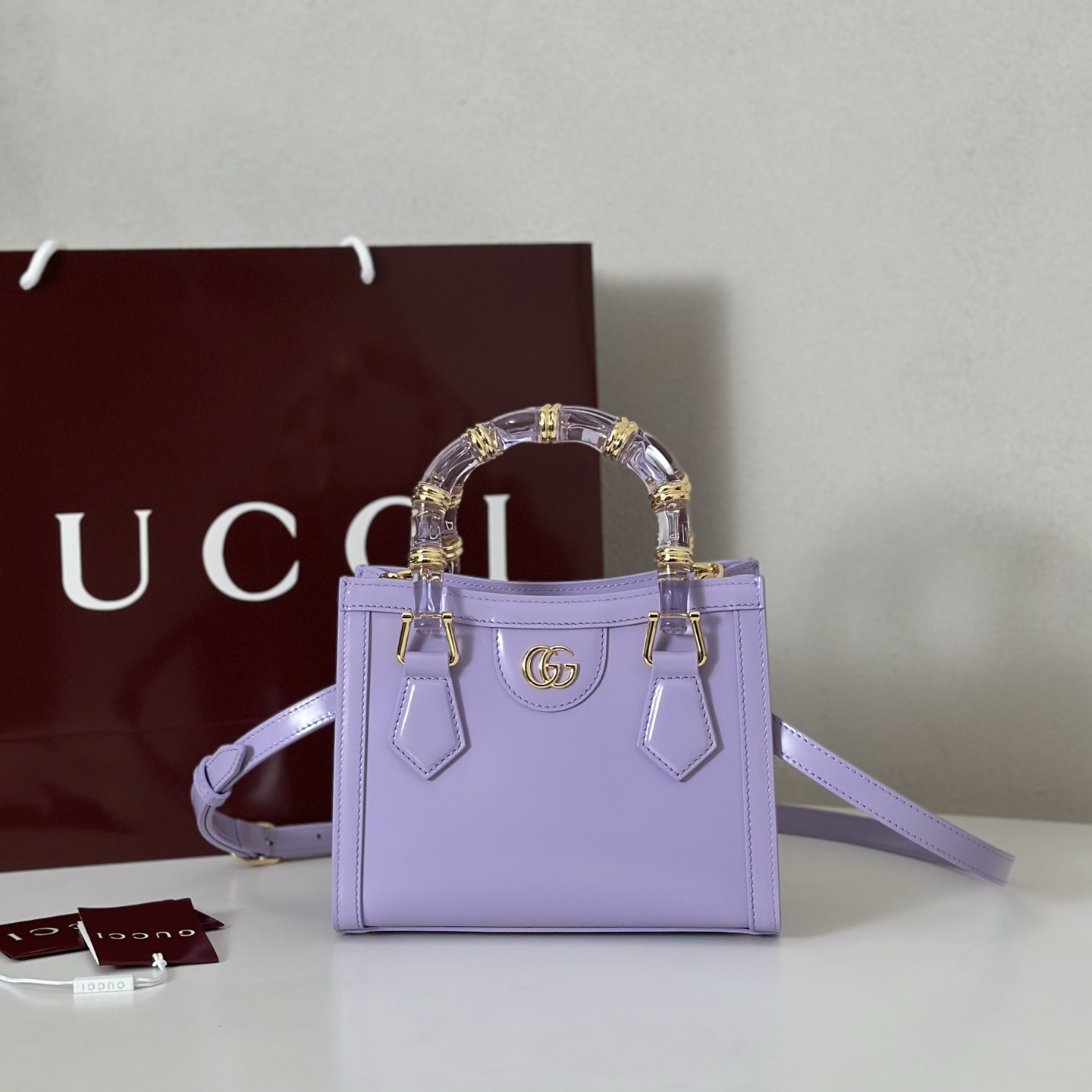 NO:393576,The quality of the counter, top-quality original goods, real-life photos!  832936 light purple, size width 20x height 16x side width 10cm, batch, GUCCI [original leather], gucci19860909专柜品质,顶级原单货,实物实拍！832936浅紫,尺寸宽20x高16x侧宽10cm,批,GUCCI【原厂皮】,gucci,Bag