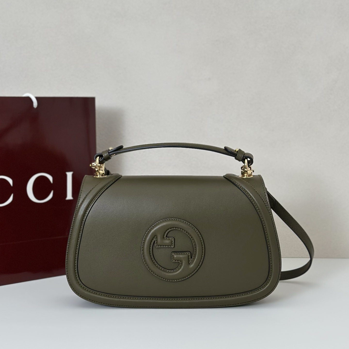 NO:555851,Counter quality, top-quality original goods, real photos!  Style number 815716 forest green, size width 32X height 17X side width 10cm, batch, GUCCI [original leather], gucci19860909专柜品质,顶级原单货,实物实拍！款号815716森林绿,尺寸宽32X高17X侧宽10cm,批,GUCCI【原厂皮】,gucci,Bag