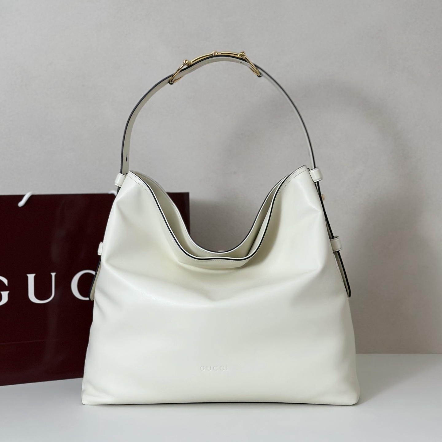 NO:856740,Counter quality, top-quality original goods, real photos!  Style number 850546 off-white, size width 40X height 36X side width 12cm, batch, Gucci original leather [price based on quantity]19860909专柜品质,顶级原单货,实物实拍！款号850546米白,尺寸宽40X高36X侧宽12cm,批,古奇原厂皮【跑量价】,Bag