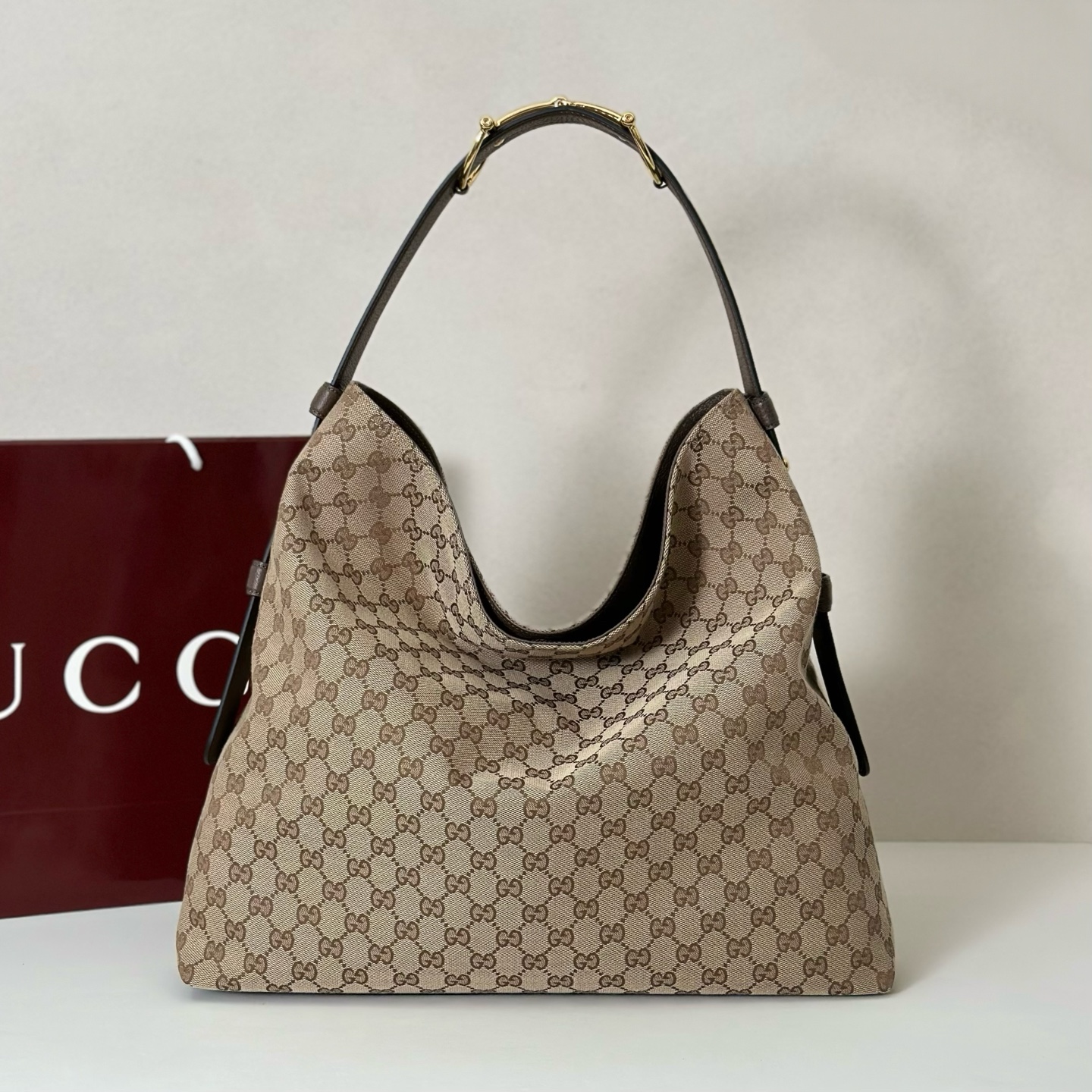 Gucci Style Beige Leather Bag Lookbook Reference image 1