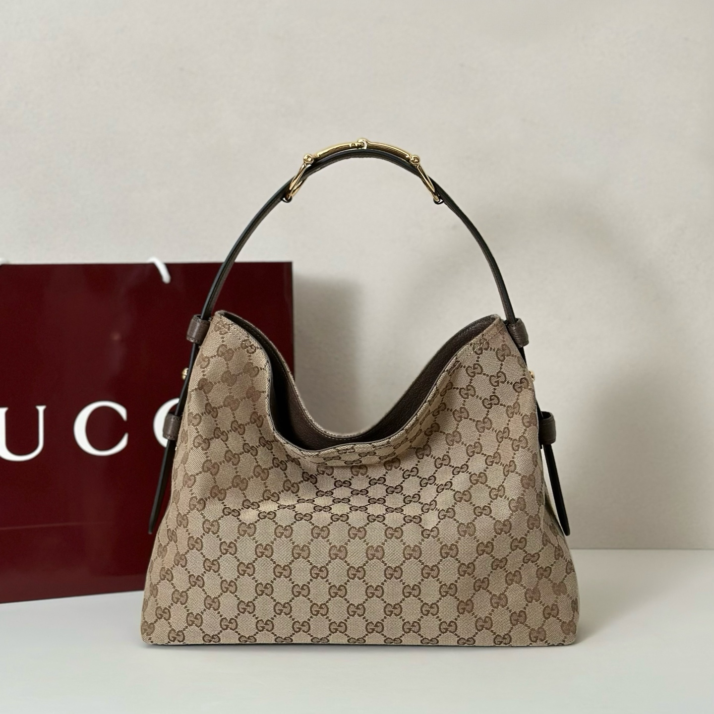 Gucci Style Beige Leather Bag Lookbook Reference image 1