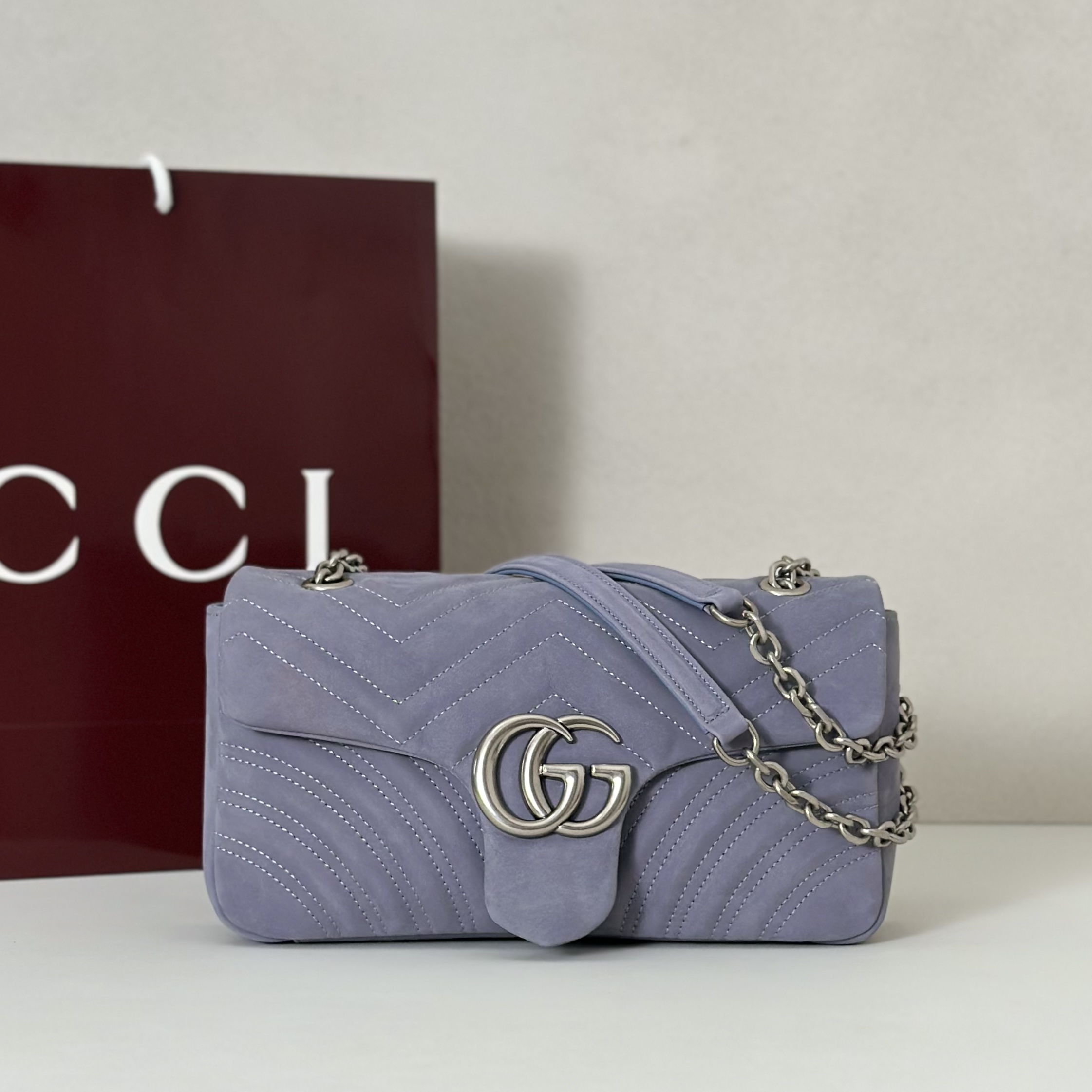 Gucci Style Blue Bag Lookbook Reference image 1