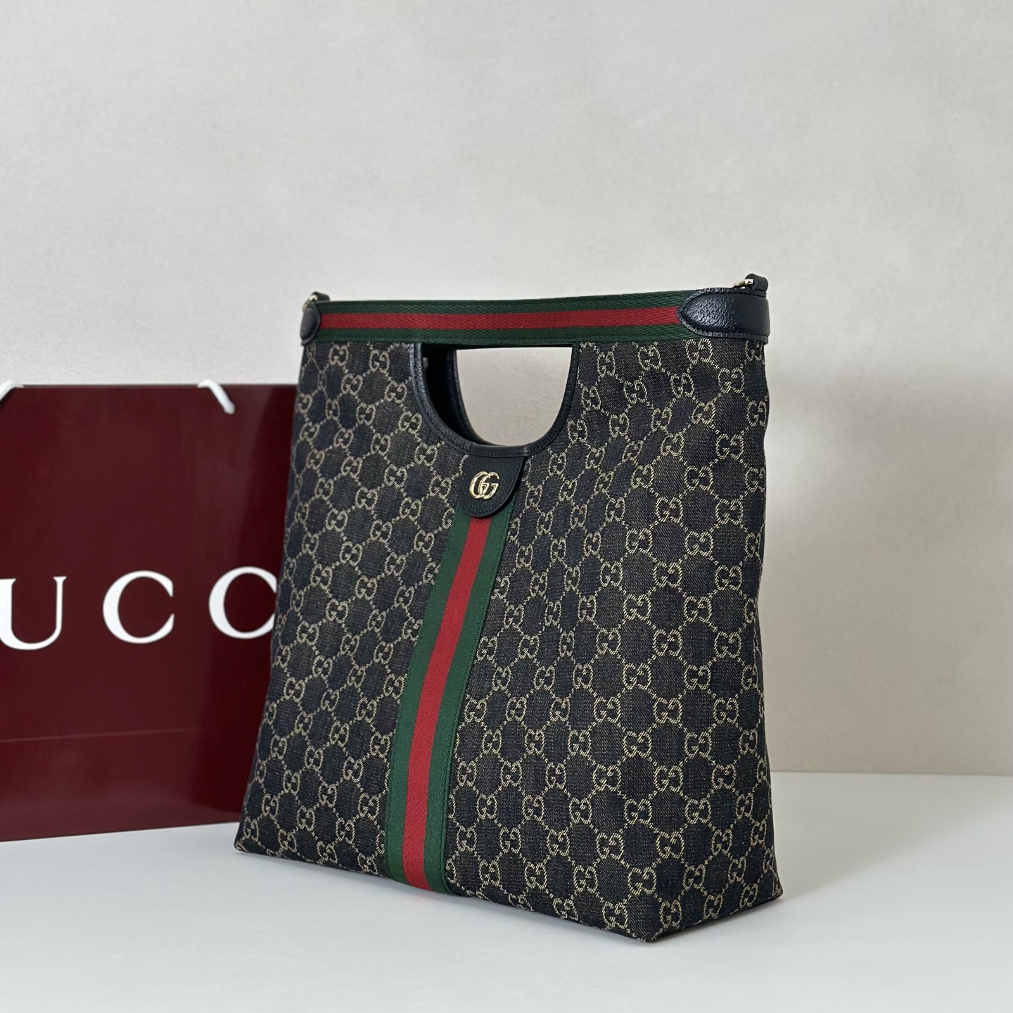 Gucci Style Denim Bag Lookbook Reference image 2